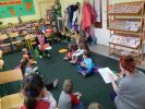 Zdjęcie ze spotkania promujące zdrowe nawyki żywieniowe wśród najmłodszych - Dzień Marchewki