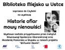 Plakat odnośnie styczniowego spotkania Dyskusyjnego Klubu Książki
