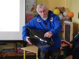 Jerzy Baginski spotkanie z przedszkolakami