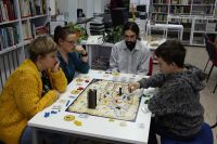 Zdjęcie z zajęć Planszowania w Bibliotece