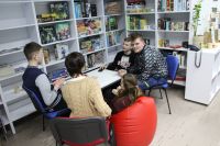 Zdjęcie z zajęć Planszowania w Bibliotece