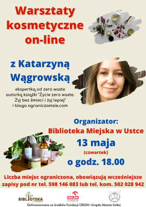 Katarzyna Wągrowska - praktyczne warsztaty kosmetyczne w ramach projektu Biblioteka-Naturalnie!