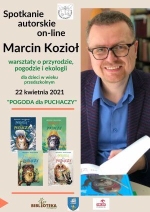 Spotkanie z Marcinem Koziołem w ramach projektu Biblioteka-Naturalnie!
