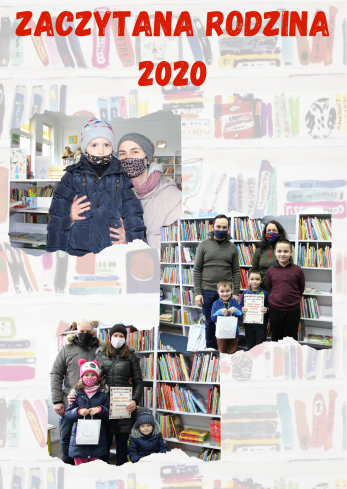 kolaż zdjęć Czytelnika Roku 2020