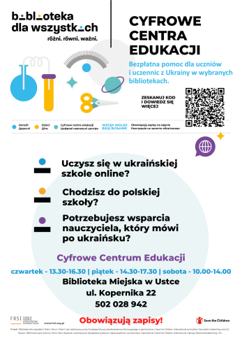 infografika promujaca cyfrowe centra edukacji wersja polska
