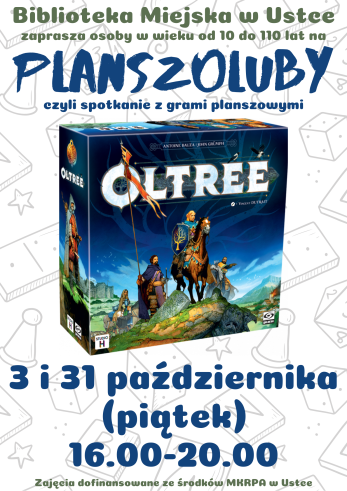 infografika odnosnie paxdziernikowych spotkan z grami planszowymi