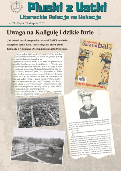 Pluski z Ustki - wakacyjny periodyk w formacie png