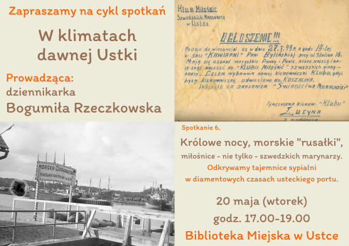 plakat dotyczacy cyklicznego spotkania w klimatach dawnej Ustki