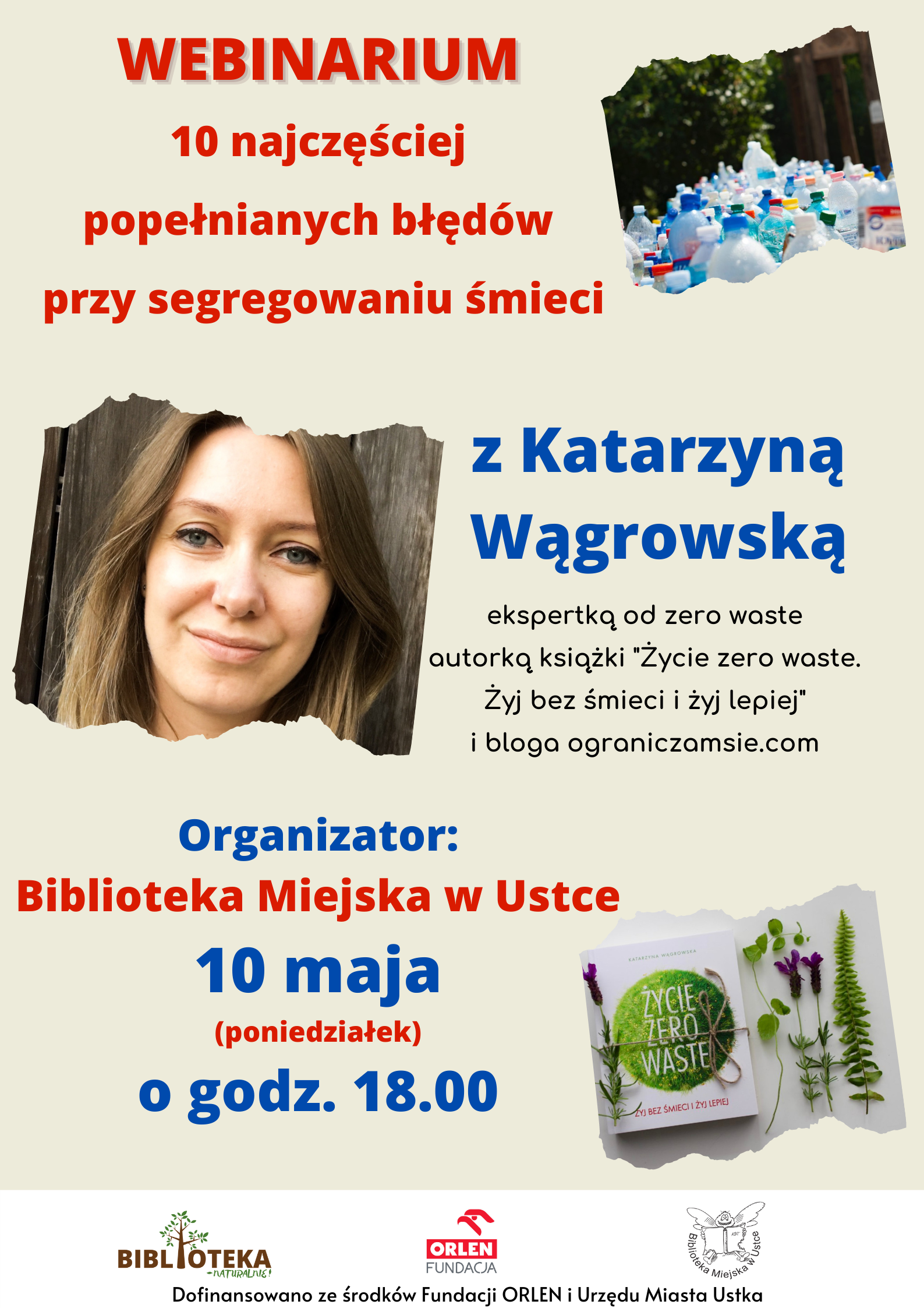 Plakat odnosnie webinarium z Katarzyna Wagrowska