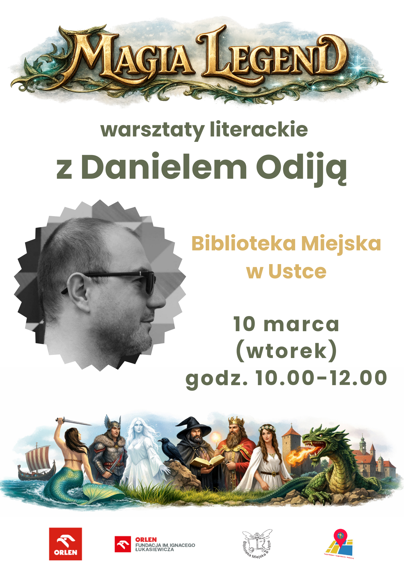 Infografika odnosnie warsztatow Daniela Odiji Tajemicze Miejsca