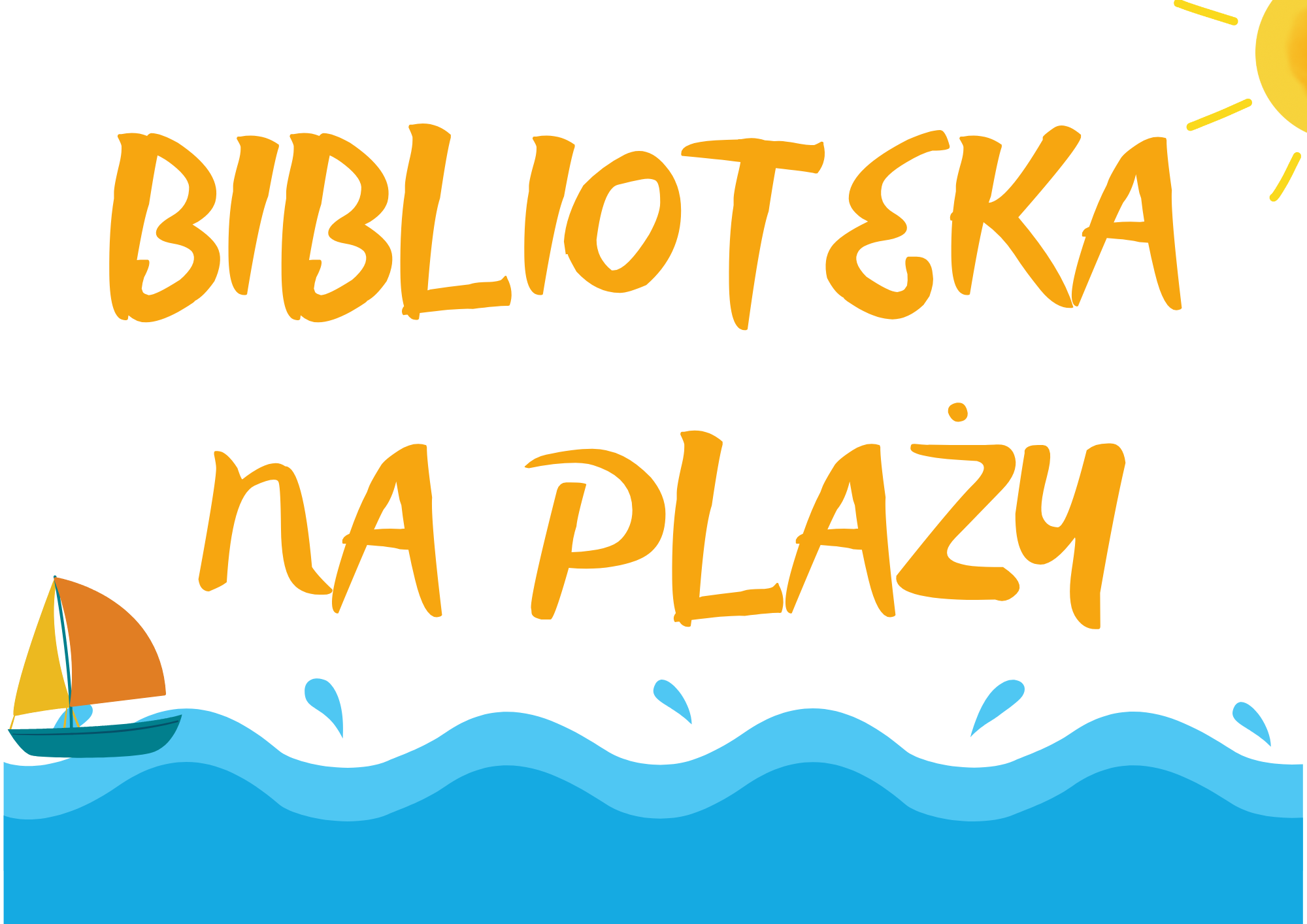 Infografika odnosnie biblioteki na plaży